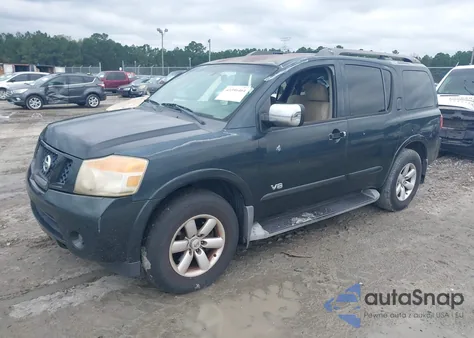 2008 Nissan Armada Se из США, поврежденный, VIN 5N1BA08D38N614029